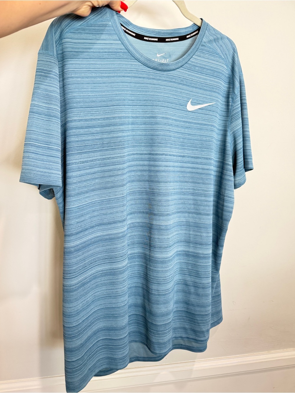 Nike Men’s Dri-fit baby blue shorts joes sleeve shirt top